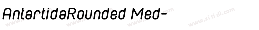 AntartidaRounded Med字体转换